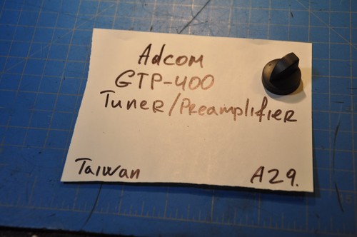 ADCOM GTP-400 Pre-Amplifier Replacement Parts Control Knob