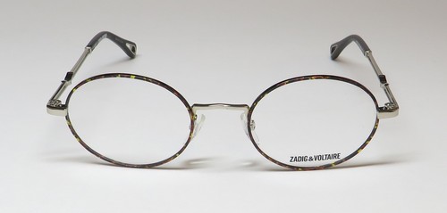 NEW ZADIG & VOLTAIRE VZV272 EYEWEAR FULL-RIM TORTOISE WOMENS 49-21-140 METAL & - Picture 3 of 8
