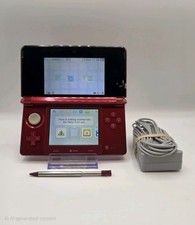 Nintendo 3DS Flame Red Portable Gaming Console - 1 Year Warranty