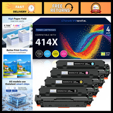 High Yield Toner Cartridge Set for HP Color LaserJet Pro M454 M479 Series - 4 Pa
