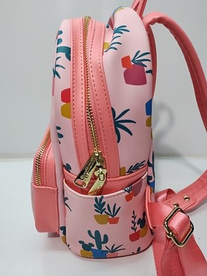 Loungefly Mickey Mouse Southwestern Pink Cactus Backpack  display picture 2