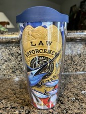 TERVIS Tumbler Law Enforcement Guy Harvey 24 oz With LID Double Walled Fish