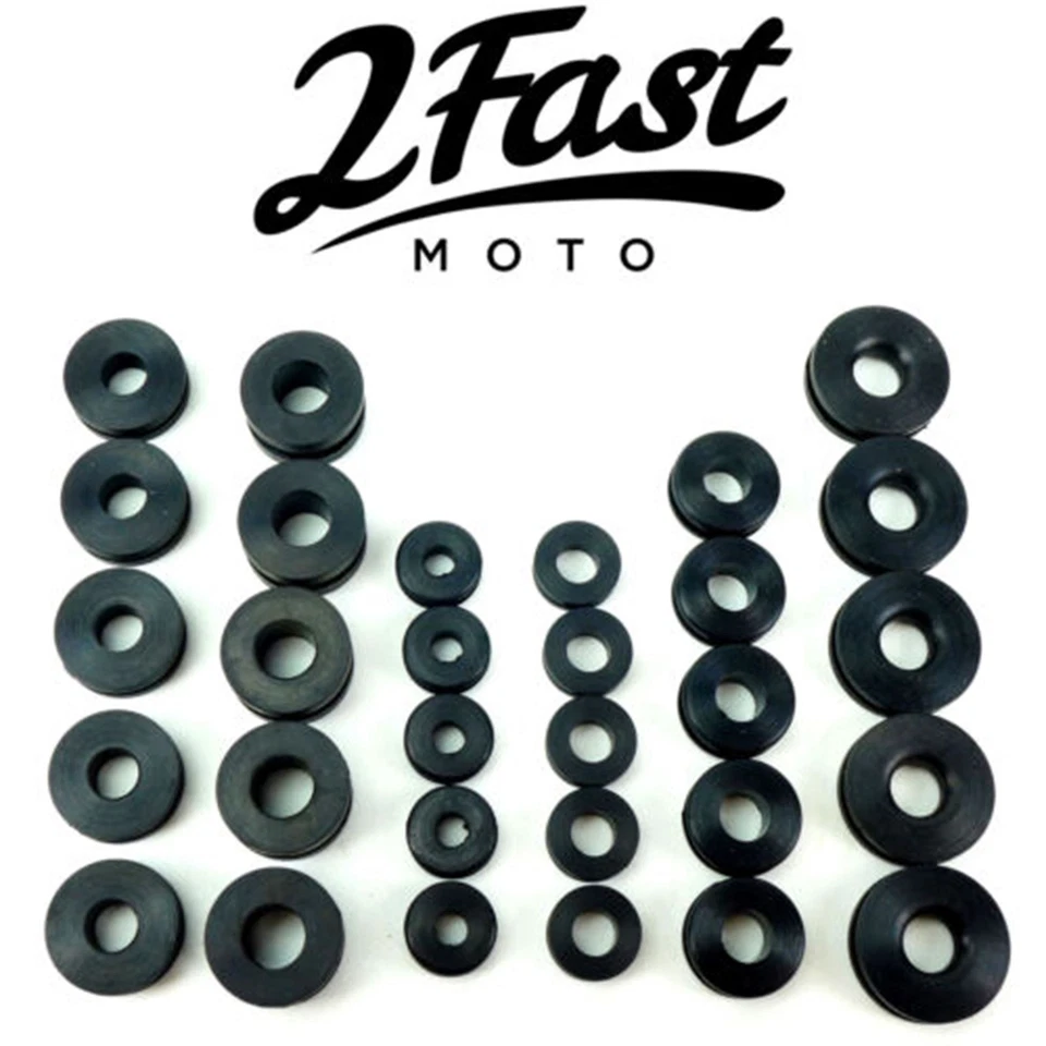 2FastMoto 30-Piece Rubber Reduce Vibration Grommet Variety Pack 2fm-73-3360a - Image 4 of 4