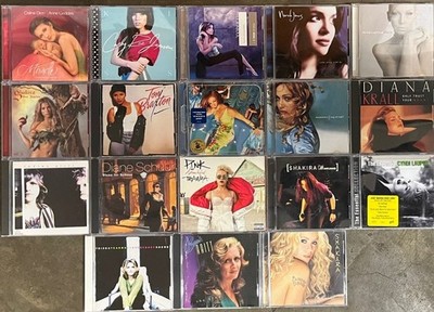 FEMALE SINGER CD LOT - PINK/MADONNA/TONI BRAXTON/SHAKIRA/NORAH JONES/CELINE DION