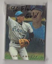 1996 FLAIR Gold Lettering - FLORIDA MARLINS Team Set