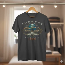 Vintage 1980s Arena Rock Space Eagle Graphic T-Shirt Retro Tour Tee - T614