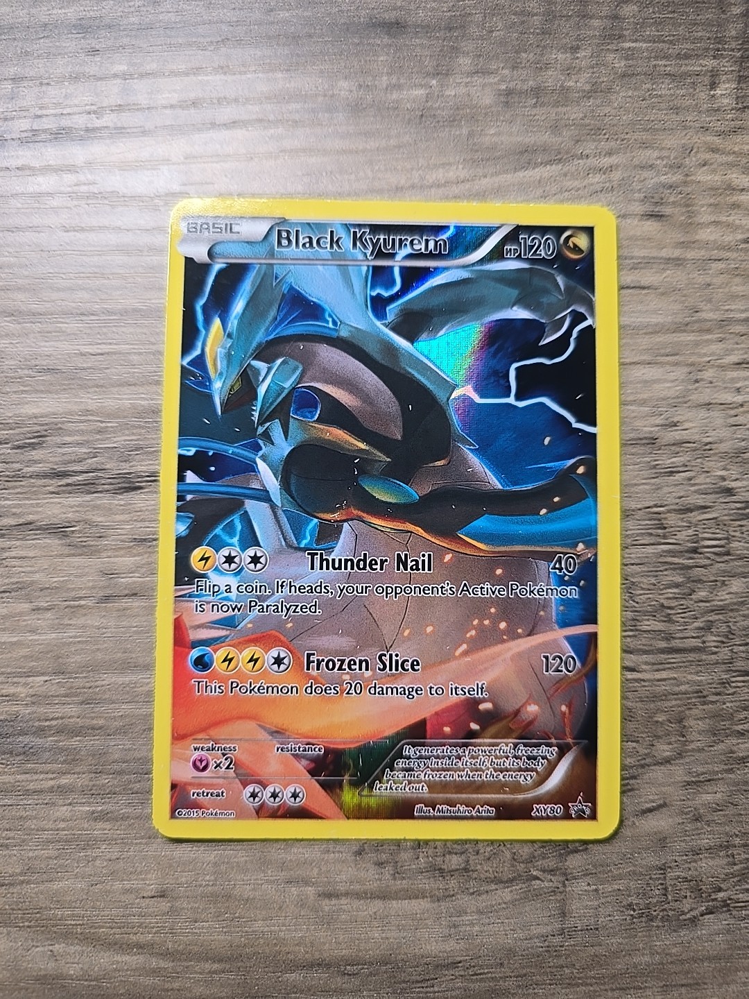 Black Kyurem XY80 LP - Black Star Promo - XY Promos Pokémon TCG
