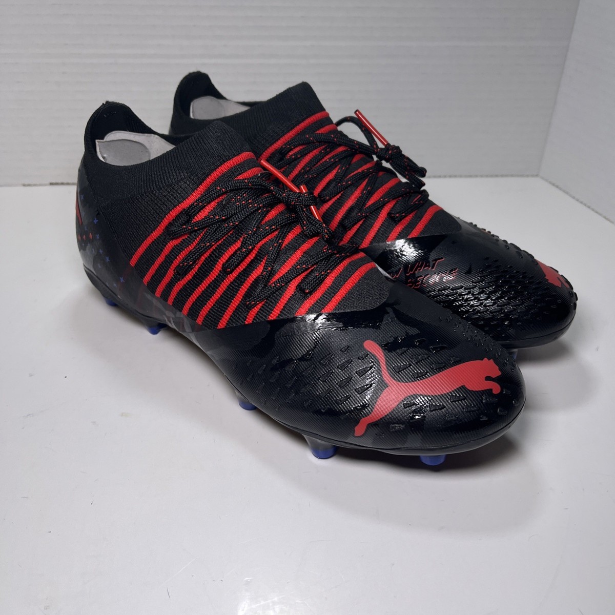 Puma FuzionFit サッカーシューズ 黒/赤 PUMA Future Z 3.3 Batman FG/AG Men's Size 7 Black Football Soccer