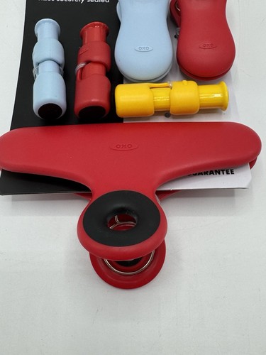 OXO Good Grips 8 Piece Clip Set 3 Designs Small To Large Magnetic Assorted - Picture 7 of 16
