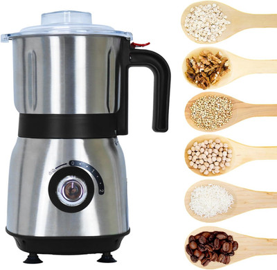 Electric Spice and Nut Grinders - 3 Stainless Steel Blades, 1 Filter, 1 Brush -