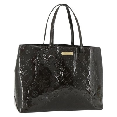 LOUIS VUITTON Monogram Vernis Wilshire GM Tote Bag Amarante M91649 Auth 170536