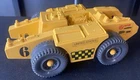 VTG GI JOE U.S.S. FLAGG YELLOW TOW VEHICLE 1985 USS FLAG