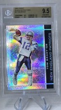 2007 Topps Finest BLACK Refractor TOM BRADY /99 SSP 💎 BGS 9.5 Gem Mint #8