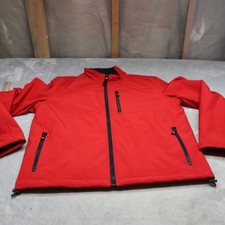 Image of Calvin Klein Jacket Men Medium Red Infinite Stretch Softshell Insulated $189 NEW