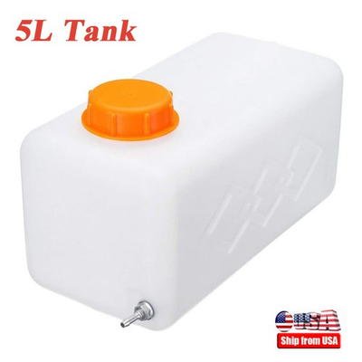 #ad 5L Plastic Engine Fuel Gasoline Tank Portable Water Tank for car Parking Heater $16.81