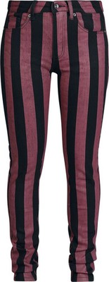 Gothicana by EMP Damen rot/schwarze Jeans mit Nieten