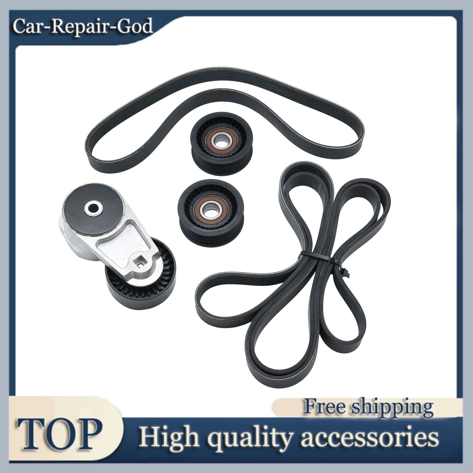 Maserati Ghibli 2014-2016 Belt tensioner pulleys Set P/N 286570
