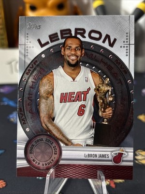25-26 Topps Nba Flagship Basketball MVP Vault LeBron James Miami