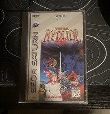Atlus Virtual Hydlide for Sega Saturn Role Playing Game w/ Manual (Hydlide)