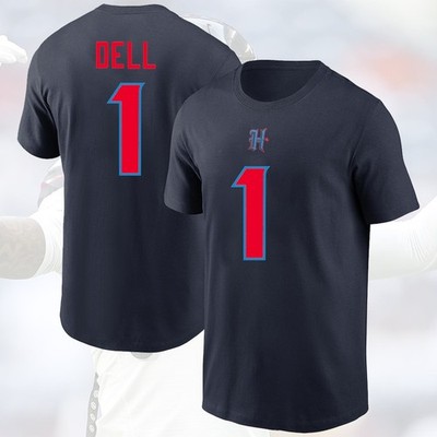 Tank Dell #1 Houston Texans Team Name & Number Player Unisex Gifts For Fans