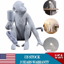 Monkey Table Lamp Desk Lamp Resin Monkey Lamp Bedroom Bedside Reading Lamp New