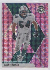 2020 Panini Mosaic Pink Camo Mosaic Prizm Zach Thomas #127 HOF 0q9m
