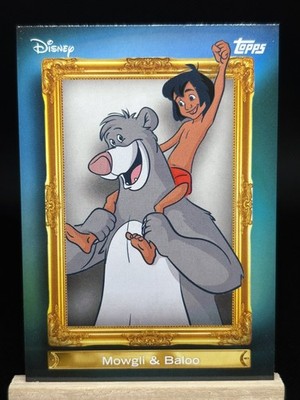 2026 Topps Disney Neon Family First #FF-8 Mowgli & Baloo NM-M