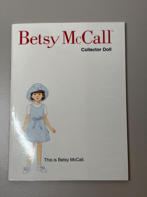 Vintage Betsy & Barbara McCall Paper Dolls / Tonner Mini Book / UNCUT