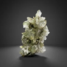 Chlorite-Included Quartz Cluster (Green Phantom Quartz) | Double Sided |Pakistan