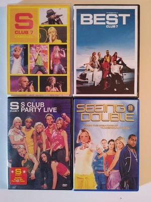 S Club 7 DVD Lot Carnival Best Party Live Seeing Double Pop Music Concert Movie