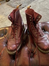 Dr Martens Docs Pascal Red Boots Size 5