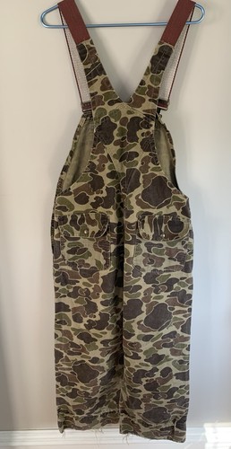 Vintage Carhartt Duck Camo BU103 Hunting Bibs No Tag - Picture 5 of 5