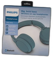 Philips Tah4205 Wireless On-ear Headphones (blue)