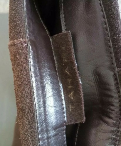 New Tahari Harper Brown Suede Boots Size 6M - Picture 6 of 11