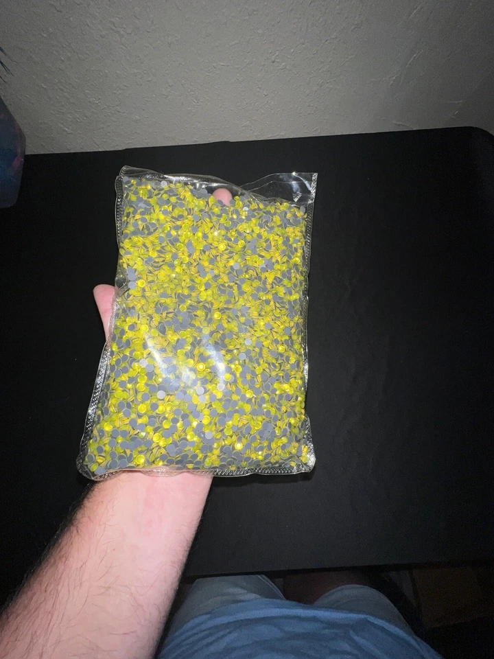 Citrine Hotfix Dmc Rhinestones. SS20/5mm (100 Gross) Foto 2 de 2