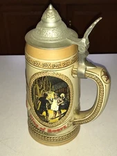 Anheuser Busch 1985 Limited Edition II Tomorrow's Treasures Lidded Stein MIB