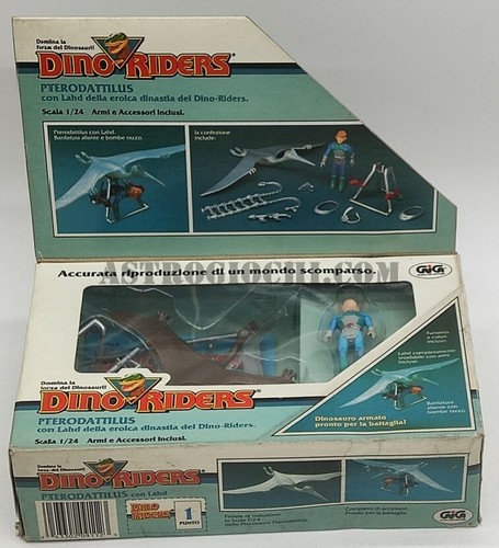 DINO RIDERS PTERODATTILO PTERODACTYL GIG TYCO 1987 NEW IN SEALED BOX DINORIDERS - Picture 2 of 7