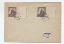 1945 Bohemia & Moravia cover 2 stamps [G.888]
