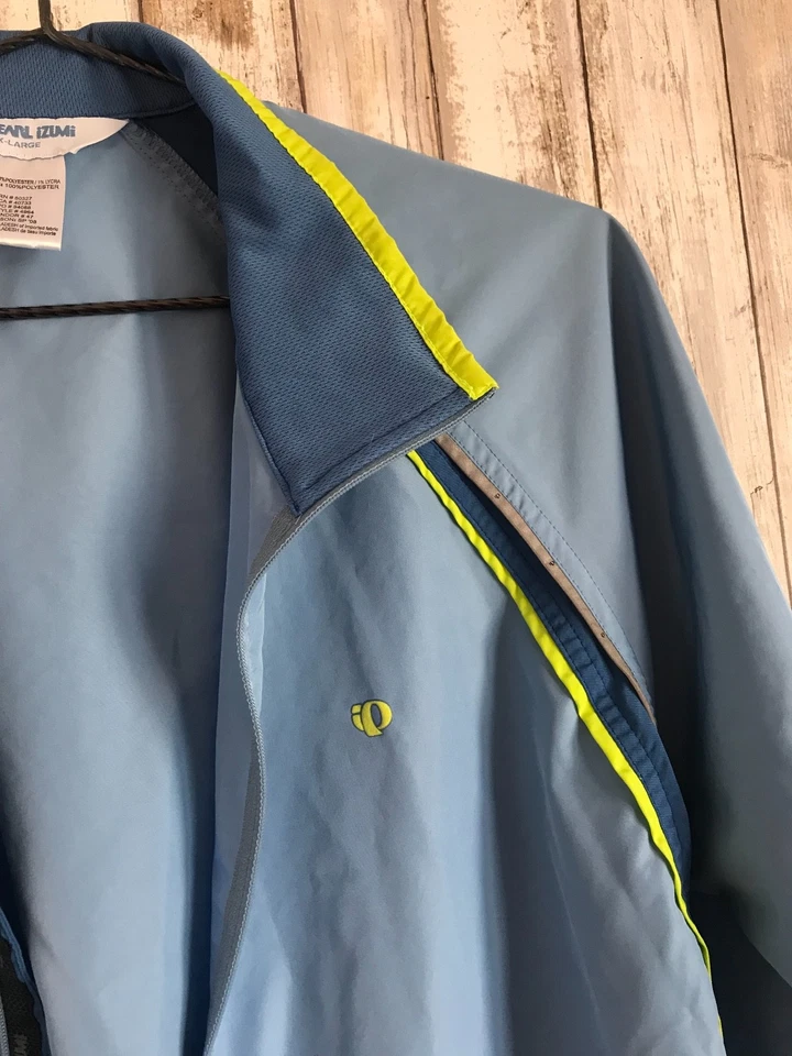 Chaqueta cortavientos Pearl Izumi para mujer azul infinito motociclista ciclista cremallera XL Foto 3 de 4
