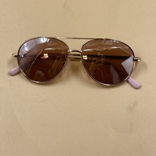 The Gap Rose Gold Aviator Sunglasses/ Pink Lenses / Used