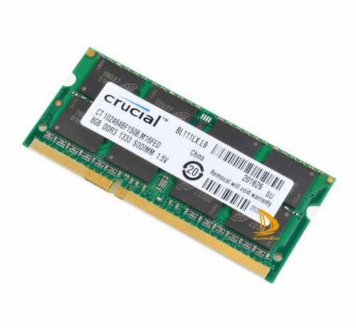 Crucial 4X 8GB 2Rx8 PC3-10600 DDR3 1333Mhz SODIMM Laptop Memory RAM 1.5V 204PIN - Picture 10 of 10