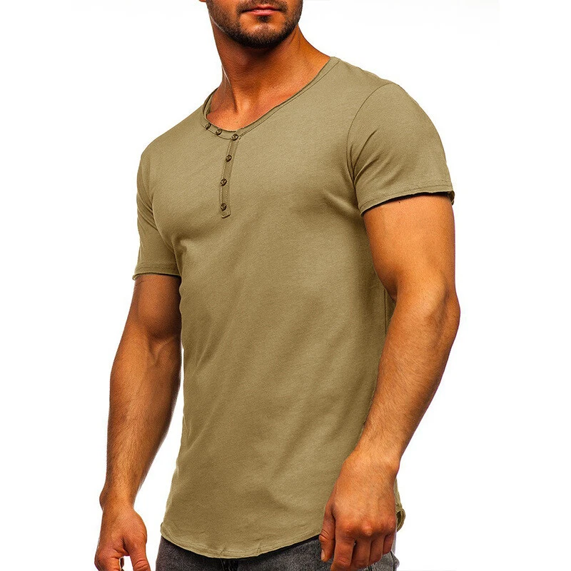 Henley neck online