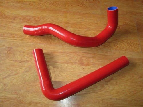 Black Silicone Radiator Hose For 93-98 Toyota Supra JZA80 2JZ-GTE TURBO Non-VVTi - Picture 3 of 6