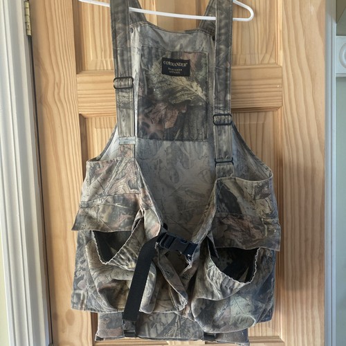 Vintage Commander Turkey Vest Advantage Timber Camo USA Made with Seat Adult