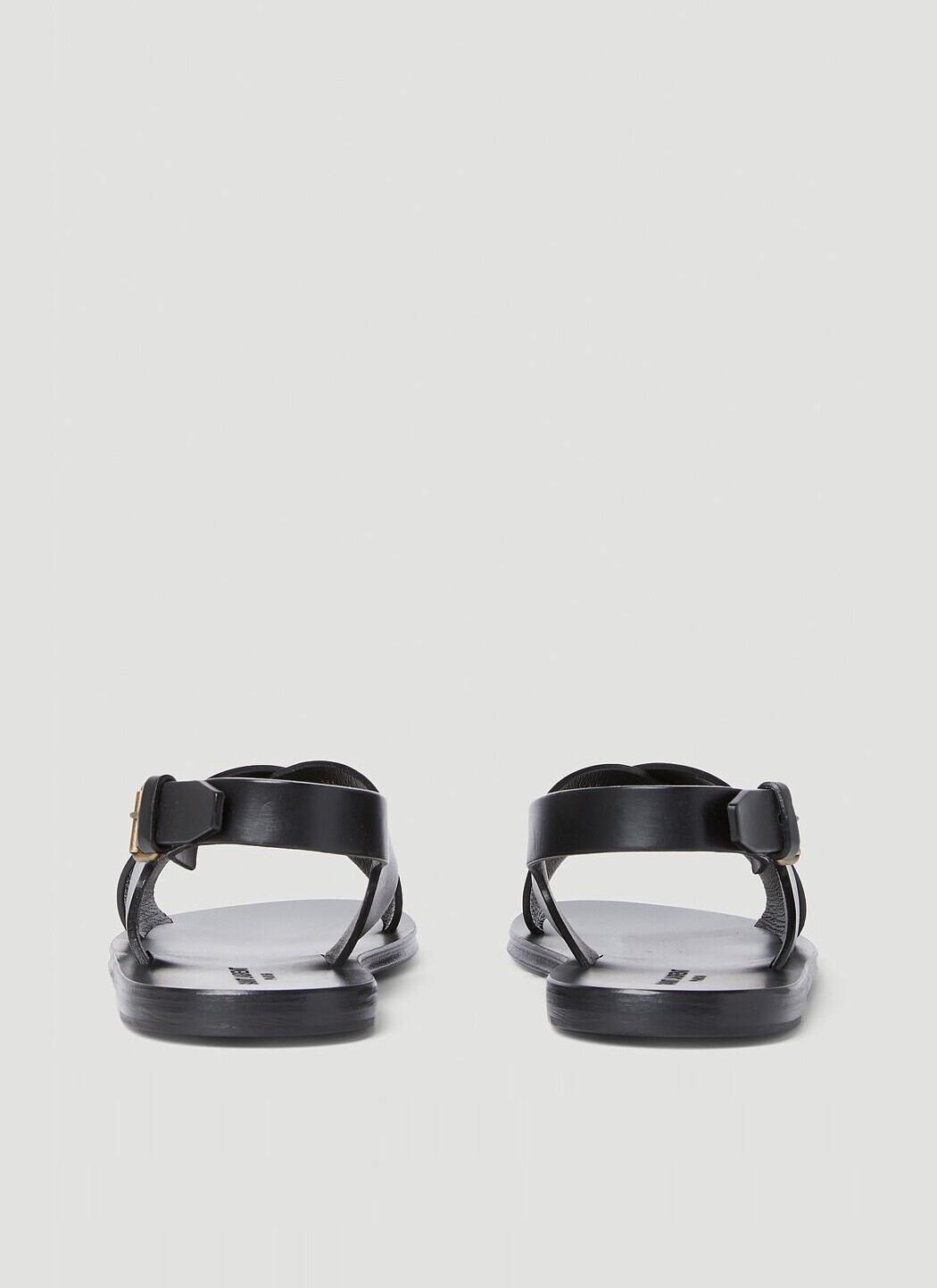 Sandali Saint Laurent Mojave in pelle di vitello nera taglie 41 e 42 nuovi con etichette prezzo speciale £555