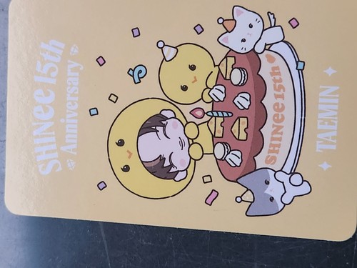 SHINee Random TRADING CARD SET photocard THE MOMENT OF Shine 15th Anniversary - Picture 11 of 27