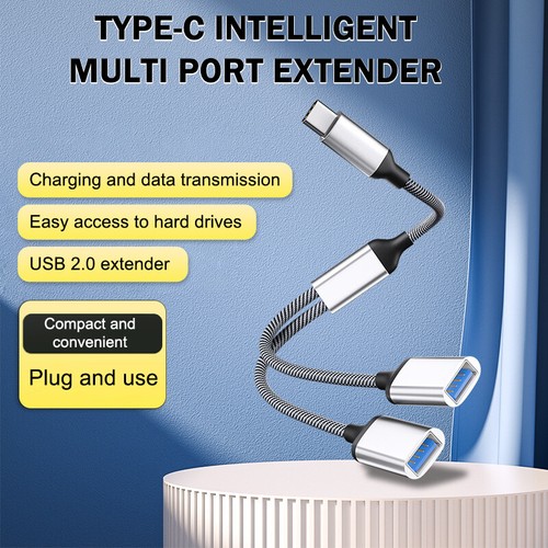 3in1 USB Type-C OTG Adapter Data Transmission Charger Cable For Phone Tablet Hub - Zdjęcie 15 z 22