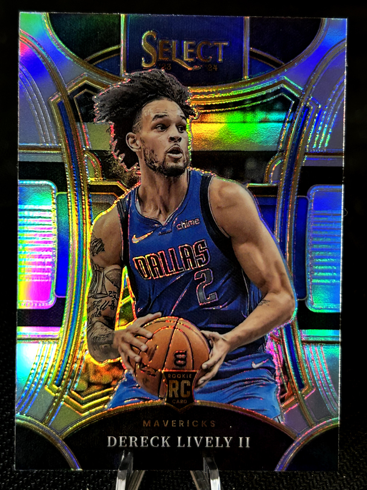 2023-24 Panini Select Dereck Lively #313 Silver Prizm Rookie (RC) A158