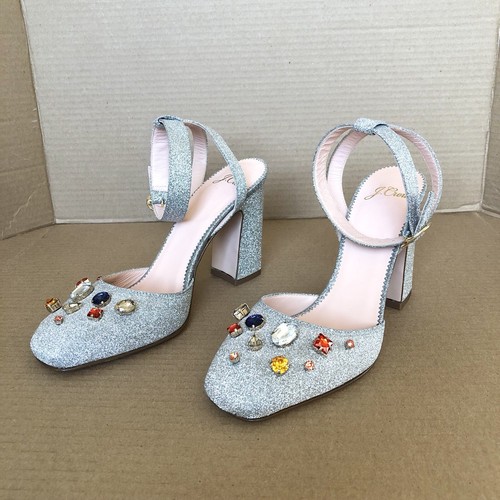 Metallic Harlow Ankle-strap Pumps 