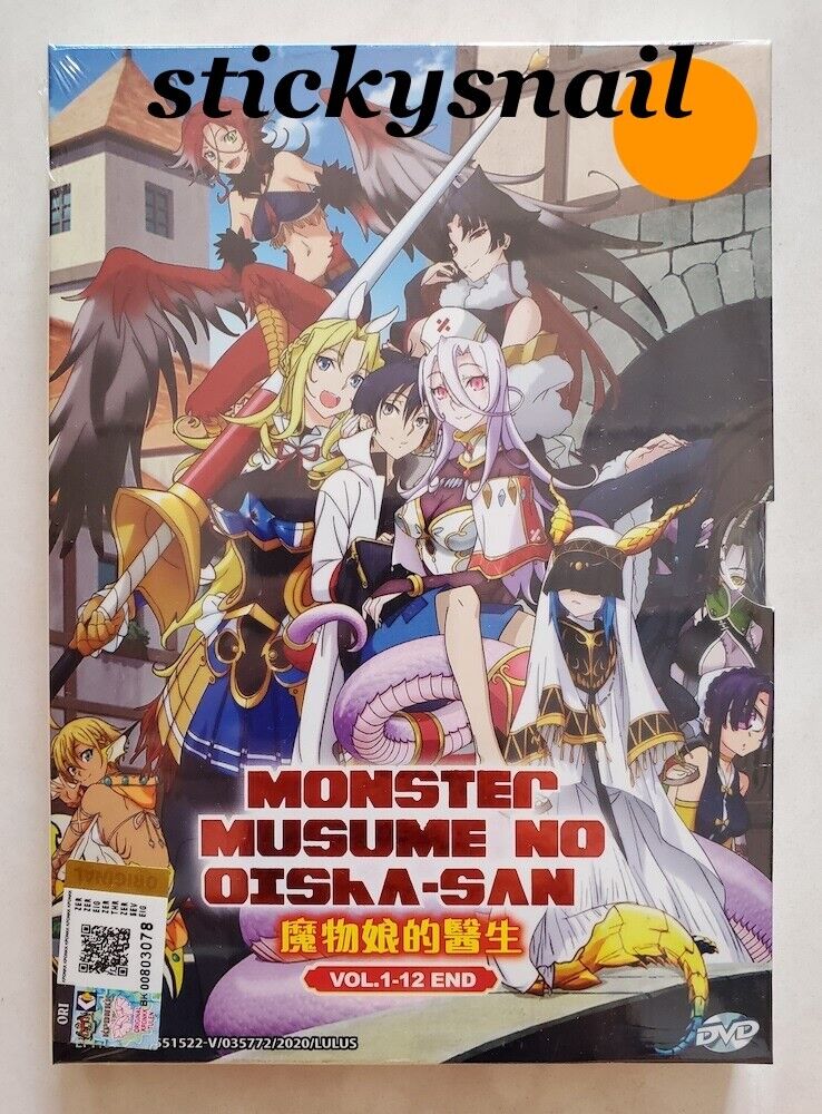 MONSTER MUSUME NO OISHA-SAN Vol.1-12 End ANIME DVD ~ENGLISH DUBBED~ Region  All